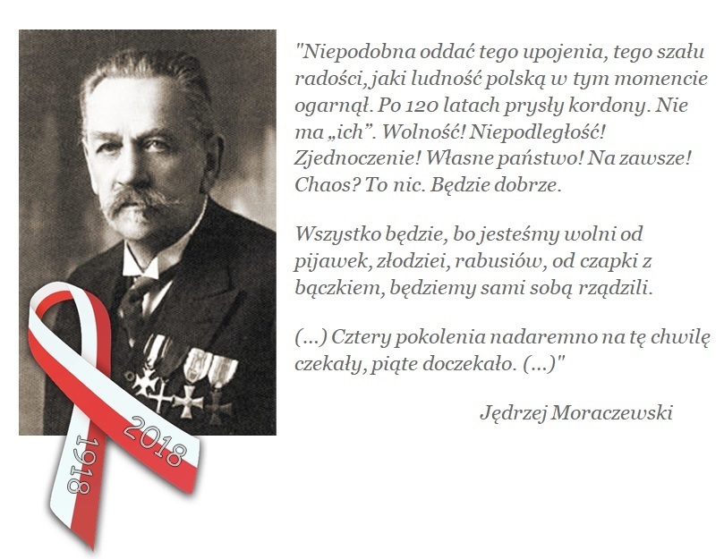 Jędrzej Moraczewski o odzyskaniu niepodległości