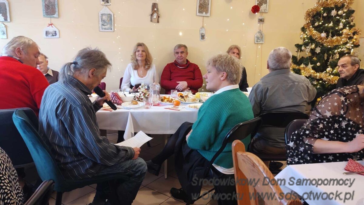 Wigilia 2024 w ŚDS w Otwocku